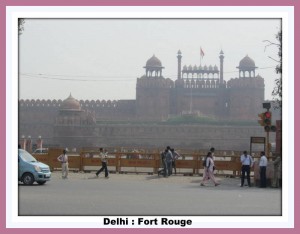 Delhi Fort rouge