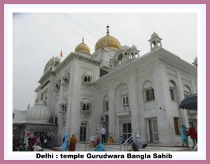 Delli temple sikh à Delhi